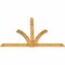 Ekena Millwork Redmond Rough Sawn Timber Gable Bracket, Western Red Cedar, 108"W x 72"H x 2"D x 6"F, 16/12 Pitch GBW108X72X0206RED00RWR - alternate 5